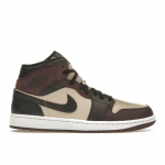 Air Jordan 1 Mid SE Paris YMCA Vyri&scaron;ki sportbačiai Ruda Aksominė-Ruda Žemės FZ4359-200 46