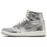 Air Jordan 1 Retro High OG Chrome Moteri&scaron;ki sportbačiai Sidabrinis Metalikas-Sidabrinis Fotonas-Dulkės FN7249-001 37.5