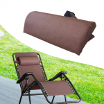 Head Pillow Cushion Portable for Patio Chairs Office Easy Installation recliner Headrest Brown