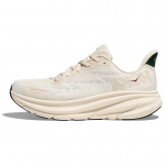HOKA Clifton 9 Avižinio pieno Alabastro vyri&scaron;ki sportbačiai Kremas 1127895-OST 42
