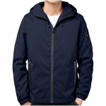 Lauko vyri&scaron;ka striukė ilgomis rankovėmis Vyri&scaron;ka ir moteri&scaron;ka spyruoklinė ir plona striukė lauko sportui žygiams L mėlyna