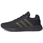 Adidas Neo Lite Racer 2.0 Audinys Klasikinis Logotipas Sportiniai Žemi Gyvenimo Būdo Batai Vyri&scaron;ki sportbačiai Juodi Žali GY7638 44⅔