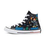 Converse Chuck Taylor All Star Auk&scaron;takulniai Patogūs Drobės Batai Vaikams Sportbačiai Juodi 670212C 38