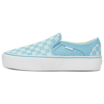 Vans Asher Platform Kalifornijos žemi teniso bateliai Moteri&scaron;ki kedai Mėlyni Balti VN0A3WMMYRQ 34.5
