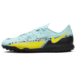 Nike Phantom GT TF Futbolo bateliai Vyri&scaron;ki sportbačiai Mėlyni Geltoni DC0821-407 42.5