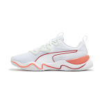 Puma Zone Xt Patogūs universalūs neslystantys atsparūs dilimui kvėpuojantys žemi bėgimo bateliai moteri&scaron;ki sportbačiai Balti oranžiniai 193031-15 35.5