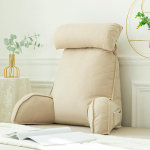 Mink&scaron;ta pagalvė atlo&scaron;as prie lovos - Pagalvė kaklo, skaitymo ir juosmens atramai Armrest Cushion L75&times;H58CM (Comfort Edition)