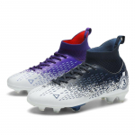 Vyri&scaron;ki auk&scaron;tos kokybės amortizaciniai neslystantys, dėvėjimuisi atsparūs auk&scaron;to smaigalio lauko sportiniai futbolo bateliai vaikams 48