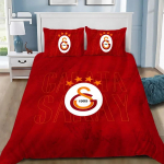 Galatasaray 3D spausdintas patalynės komplektas, futbolo klubo logotipas užvalkalas antklodei, pagalvių užvalkalai suaugusiems, mergaitei, berniukui, dovana, gimtadienio dovana 100x135cm