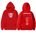 Korėja Kpop Babymonster Naujas Hello Monsters Pasaulinis Turas 2025 Džemperis Ruduo Žiema Unisex Flisinis Džemperis Su Gobtuvu Vyrams Moterims Puloveriai S