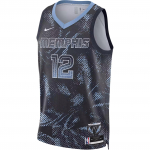 Nike X NBA Bendradarbiavimas Memphis Grizzlies Dri-Fit 2025/26 Select Series Apvalus kaklas, prakaitą sugeriantis, stilingas, be rankovių, krep&scaron;inio mar&scaron;kinėliai HM9553-419 M