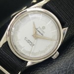 &Scaron;VEICARI&Scaron;KAS VINTAGE TITONI AIRMASTER TITOFLEX MECHANINIS VYRI&Scaron;KAS PILKAS LAIKRODIS a703209-1