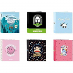 Classeur - SAFTA - Lot de 4 Anneaux - Dos Large - Multicolore - Fille gryna