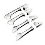 Upgrade For Honda Accord 8th 2008 2009 2010 2011 2012 Chrome/Carbon Car Door Handle Cover auto Catch Cap Stickers sidabras