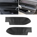 Juodas odinis priekinių durų porankio dangtelis, skirtas Honda CRV 2007 2008 2009 2010 2011 Automobilio durelių porankio skydelio odos dangtelis customize color