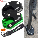 CNC &scaron;oninės atramos padėklas KAWASAKI NINJA 300 650 1000 ER6F Ninja650 ZX6R ZX10R ZX12R motociklų plok&scaron;tė atramos prailgintuvas A Key Chain