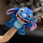 Mielas Stitch lėlytė ant rankos Miela pliu&scaron;inė anime lėlė Stitch Lilo & Stitch Tėvų ir vaikų žaidimų lėlė Angelas raminantys žaislai Gimtadienio dovanos blue