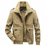 Bomber Striukė Parka Vyri&scaron;kas Žieminis &Scaron;iltas Storas Fleece Kailinis Apykaklė Karinis Paltas Vyri&scaron;kas Army Tactics Striukė Vyri&scaron;kas 6xl 6XL