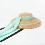 Didelis plataus kra&scaron;to plok&scaron;čias vir&scaron;us &scaron;iaudinė kepurė nuo saulės Madinga vasara su ilgomis juostinėmis skrybėlėmis moterims Atostogų senovinis paplūdimio skydelis 56-58cm