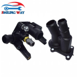 Termostato korpuso ir au&scaron;inimo skysčio flan&scaron;o rinkinys Ford Fiesta B-Max C-Max Focus Fusion Mondeo 1.4 1.6 P7M5G8K556AC 2S6G9K478BD