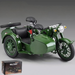 1:10 Ural M72 &Scaron;oninio Vežimėlio Motociklo Aliuminio Metalo Liejinio Modelis Motociklas Klasikinis Retro Imitacija Namų Interjero Dekoras Pomėgiai
