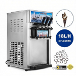 Komercinė ledų gaminimo ma&scaron;ina 18L/H 1200W Stalo mink&scaron;tų ledų gaminimo aparatas balta