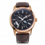 Orient SUN MOON Automatinis su japoni&scaron;ku rudu dirželiu ir laikrodžiu, Mechaninis, Gamintojo garantija, Klasikinis, RN-AK0002Y, Vyri&scaron;kas,