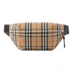 Burberry Vintage Klasikinis languotas poliesterinis rankinė per petį krūtinės juosmens krep&scaron;ys Vidutinio dydžio Vyri&scaron;ki krep&scaron;iai Smėlio spalvos 80104301 Gift Set(Basic Set+Box+Shopping Bag)
