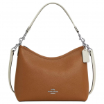 &bdquo;Coach Laurel 31&ldquo; logotipo odinis krep&scaron;ys per petį, didelis, moteri&scaron;kas, rankinukas su sidabrine, &scaron;viesiai balta-balno spalvos CT850-SVMU4. Basic Set (Bag+Dust Bag)