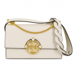 Tory Burch Tb Miller Pavasario Vasaros Rankomis Siūtas Atlenkiamas Crossbody Pečių Krep&scaron;ys Moteri&scaron;ki krep&scaron;iai Smėlio spalvos 88209-104 Basic Set (Bag+Dust Bag)