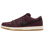 Nike SB Dunk Low Pro Burgundy Crush Unisex sportbačiai Raudoni Juodi-Mystic-Dates-Sail-Gum-Light-Brown-Safety-Orange IO2304-600 44