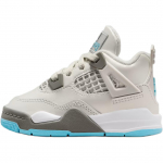 Air Jordan 4 Retro TD GS Blue Chill Photon Dust HV4759-014 25 gray