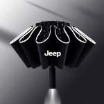 Jeep Automobilio Visi&scaron;kai Automatinis Skėtis Su LED Žibintuvėliu At&scaron;vaitine Juosta Jeep Renegade Compass Grand Cherokee Wrangler