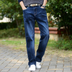 Vyri&scaron;ki didelio dydžio elastingi džinsai tiesaus kirpimo ploni ilgi keliai riebūs laisvi verslo džinsai 40