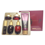 The History Of Whoo Jinyulhyang 6 vnt. specialus rinkinys Korėjieti&scaron;kas žolelių senėjimą stabdantis odos priežiūros dovanų rinkinys su toniku, emulsija, kremu ir kt.