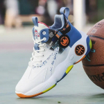 Vyri&scaron;ki krep&scaron;inio batai Guminis mink&scaron;tas padas Unisex Laisvalaikio neslystantys sportbačiai Auk&scaron;tos kokybės Vyri&scaron;ki auk&scaron;ti dėvėjimui atsparūs krep&scaron;inio bateliai 656 39