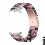 Spalvingas dervos dirželis, skirtas Samsung Galaxy Watch 8 40mm 44mm 8 Classic 46mm i&scaron;maniajam laikrodžiui, pakeičiama juosta Galaxy Watch Ultra2025 Galaxy 7 Ultra 47MM gray