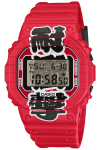 Pagamintas ekologi&scaron;kai raudonos spalvos [Casio] G-Shock laikrodis, Japonija, &bdquo;Raudonosios žibintuvėlio&ldquo; dizainas, Medžiagos, DW-5600AKA-4JR, Vyri&scaron;kas,