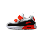 Nike Air Max Tiny 90 žemi kūdikių ir mažylių batai Juodi Pilki Raudoni Kūdikiams Ir Mažyliams 881924-002 23.5