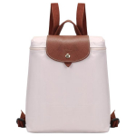 Longchamp Le Pliage 26 Sulankstomas Odinis Kuprinė Su Užtrauktuku Moteri&scaron;ka Kuprinė Popieriaus Spalvos 1699089555 Paper Color