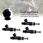 4 VNT 5VY-13761-00-00 Kuro purk&scaron;tukai Yamaha YZF-R1 2004-2006 FZS10