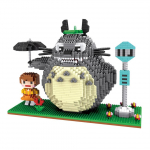 Doraemonas Mano kaimynas Totoro Statybiniai kaladėlių Dėlionė Mikro 3D figūrėlės Plytų žaislai 2000 vnt.