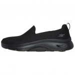 Skechers Go Walk Arch Fit 2.0 Paprasti Patogūs Patvarūs Kvėpuojantys Žemi Kasdieniai Batai Moteri&scaron;kas Sportbačiai Juodi 125313-BBK 36
