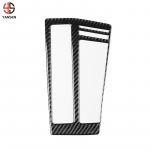 Anglies Pluo&scaron;to Automobilio Pavarų Perjungimo Skydelio Rėmelio Dangtelio Apdailos Apdaila Volkswagen Golf 8 MK8 2021 2022 2023 Priedams 240*140mm black