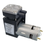 1 vnt. 48L DC12V/24V Mažas neigiamo slėgio vakuuminis oro siurblys Didelio srauto pneumatinis stūmoklinis siurblys 42W 5000/5500 aps./min. Pramoniniam naudojimui 12V
