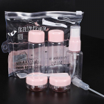 7 vnt / rinkinys Travel Mini Makeup Kosmetikos veido kremo buteliukai Tu&scaron;ti makiažo konteineriai Kelionės