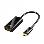 USB C tipo C į HDMI suderinamas USBC į HD-MI vaizdo kabelis C tipo į HD televizoriaus ekrano adapteris USB3.1 4K 30Hz keitiklis MacBook ne&scaron;iojamam kompiuteriui juoda