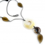 Les Tr&eacute;sors De Lily [D8259] - Sautoir Cr&eacute;ateur 'Indian Summer' marron/Marron ruda