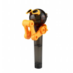 Kūrybingas saldainis ant pagaliuko robotas dekompresinis saldainis nuo dulkių žaislas (be saldainių) juoda