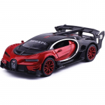 &bdquo;Bugatti Vision GT Supercar&ldquo; 1/32 cinko lydinio liejimas, i&scaron;traukiamas atgal automobilio modelio žaislas, garsas ir &scaron;viesa, skirta berniukui merginai 15*6.4*4cm raudona